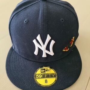 New Era Navy Blue 59FIFTY Cap with White Logo